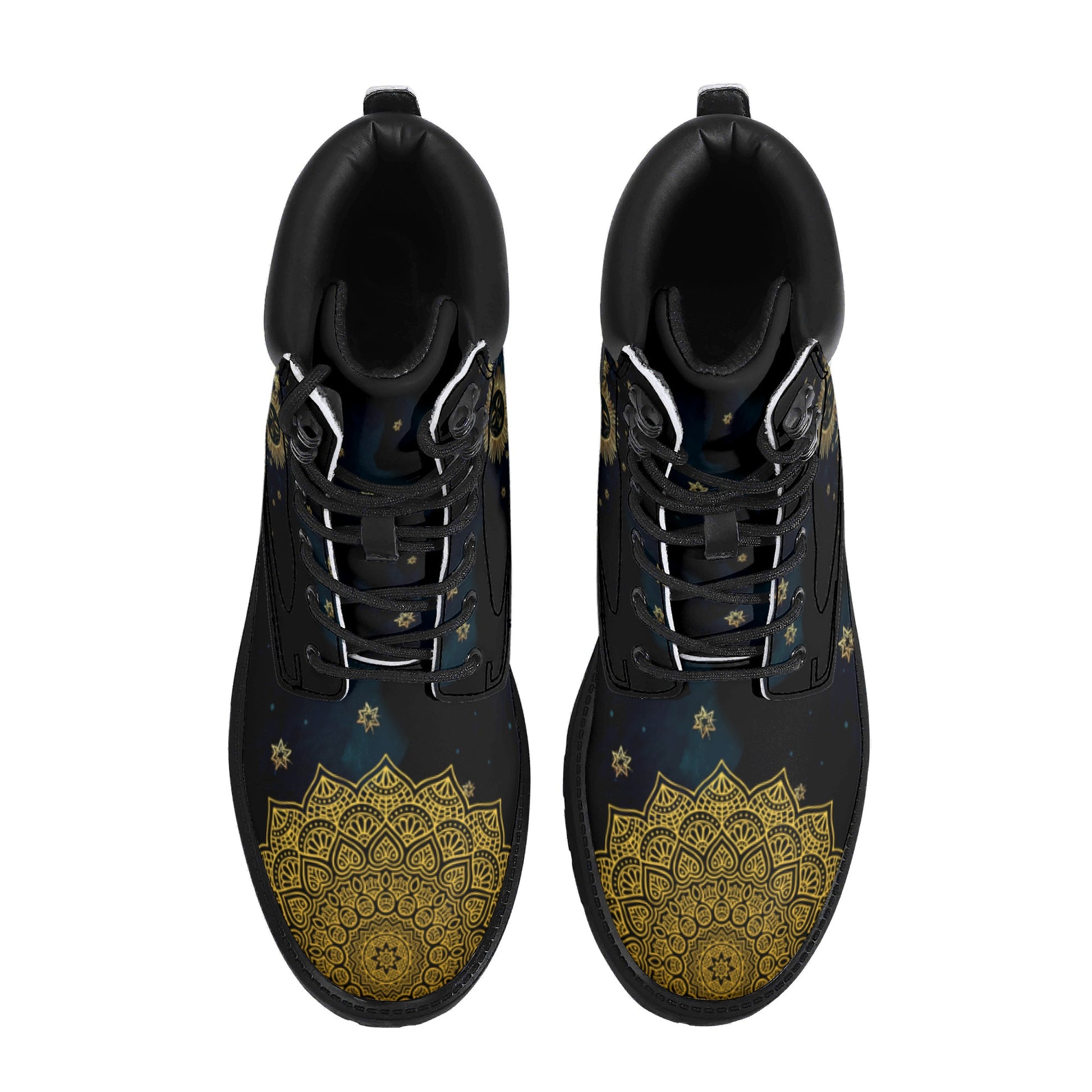 Moon Sun! Mens All Season Leather Boots - AGTC