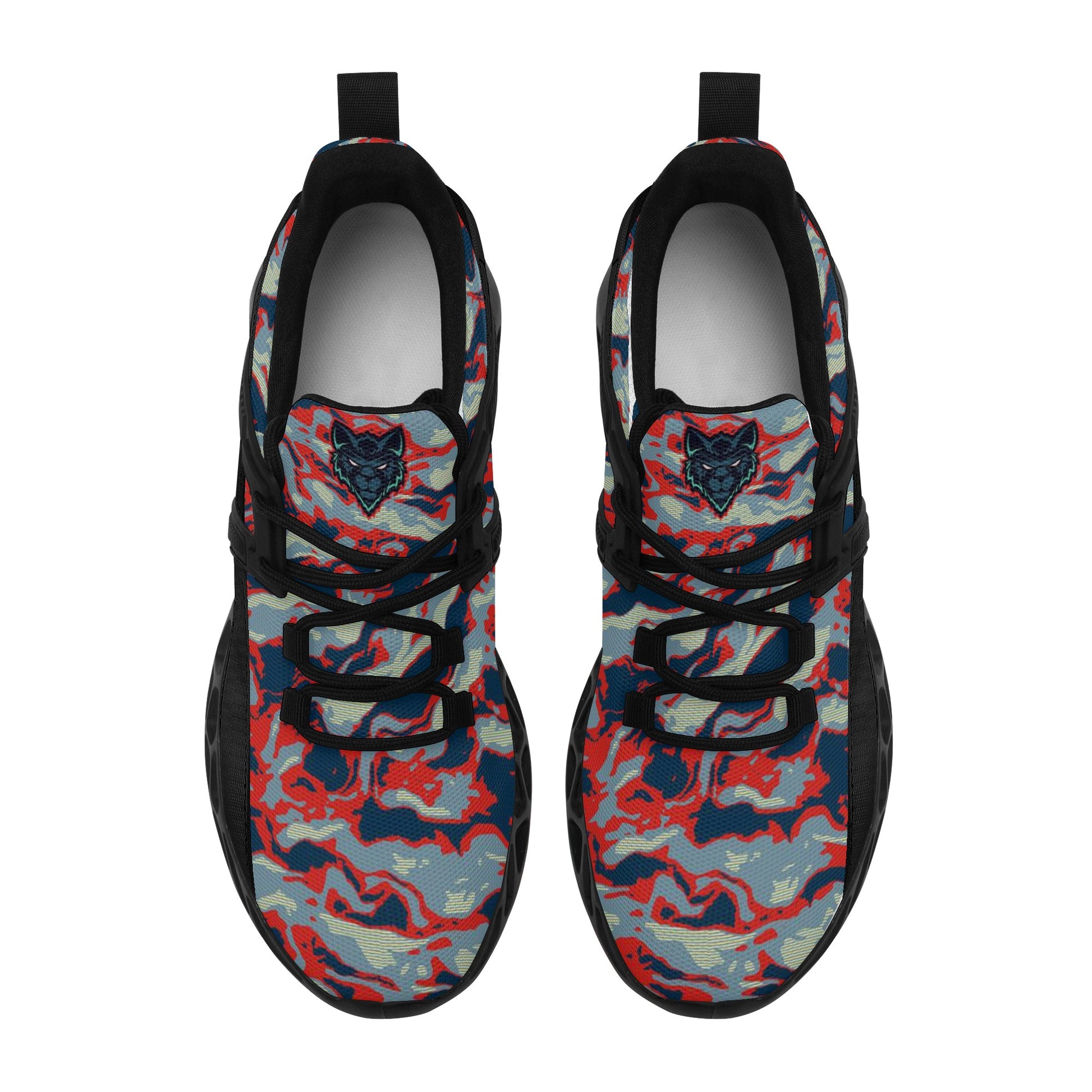 Camo Wolf | Men's New Elastic Sport Sneakers - Stylish and Comfortable - AGTC
