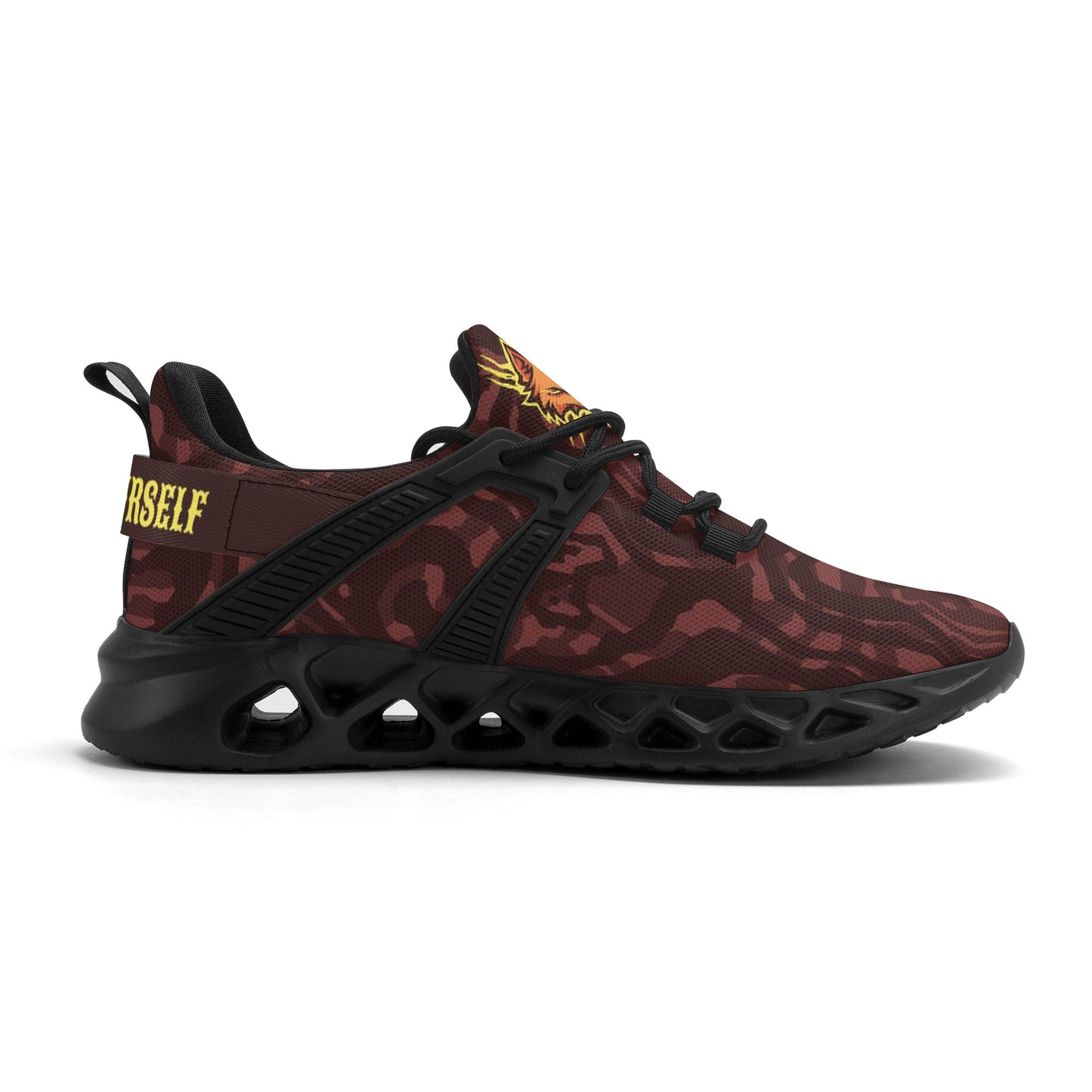 Red Fox! Mens New Elastic Sport Sneakers - AGTC