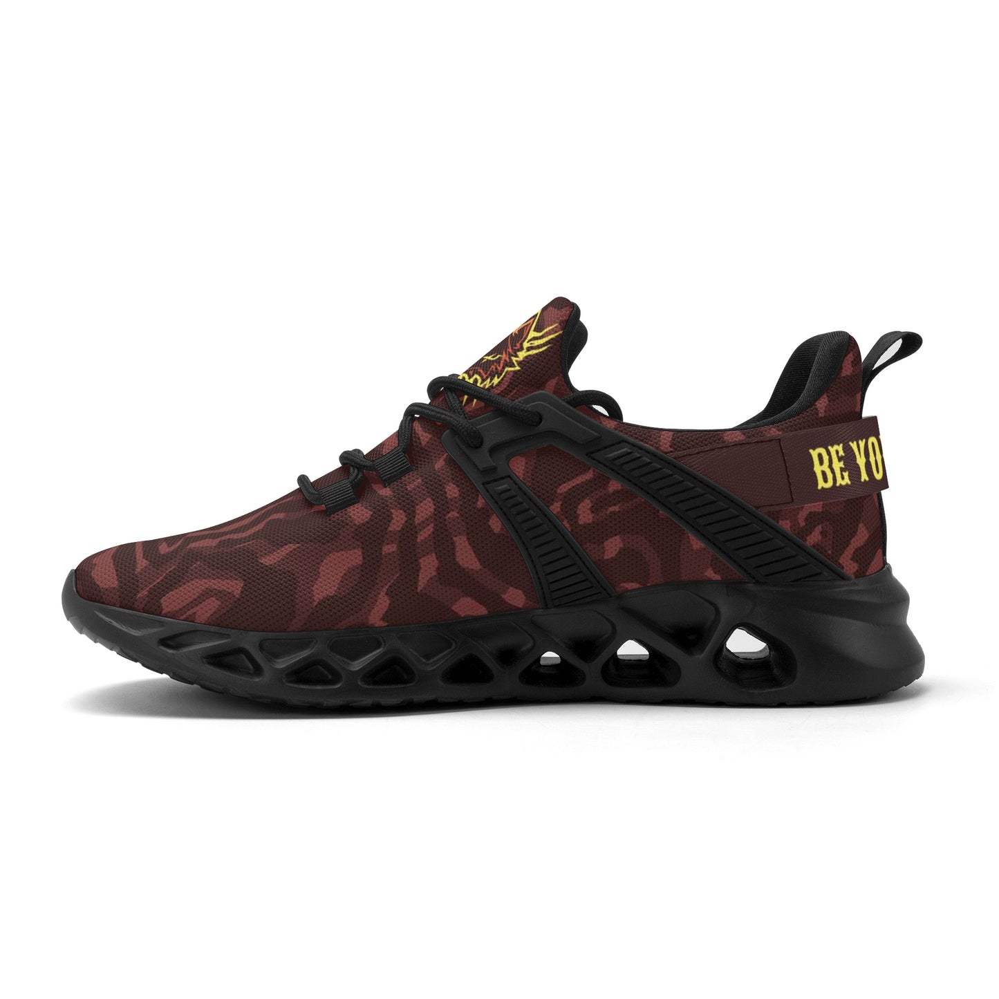 Red Fox! Mens New Elastic Sport Sneakers - AGTC