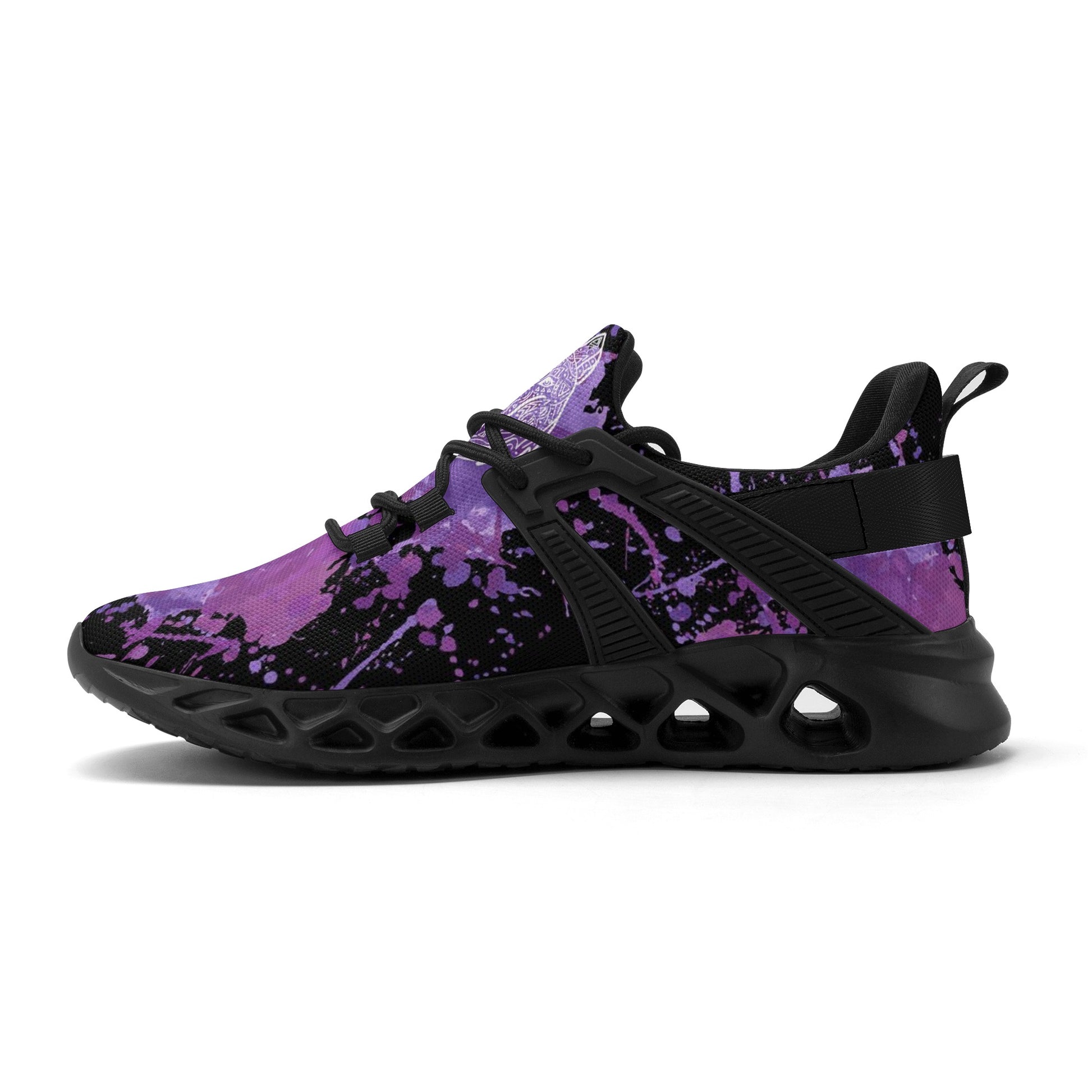Purple Rain! Mens New Elastic Sport Sneakers - AGTC
