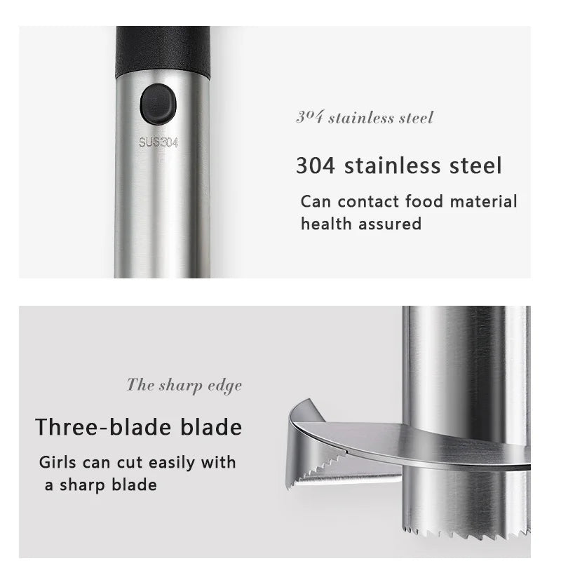 Durable Stainless Steel Pineapple Peeler for Easy Use