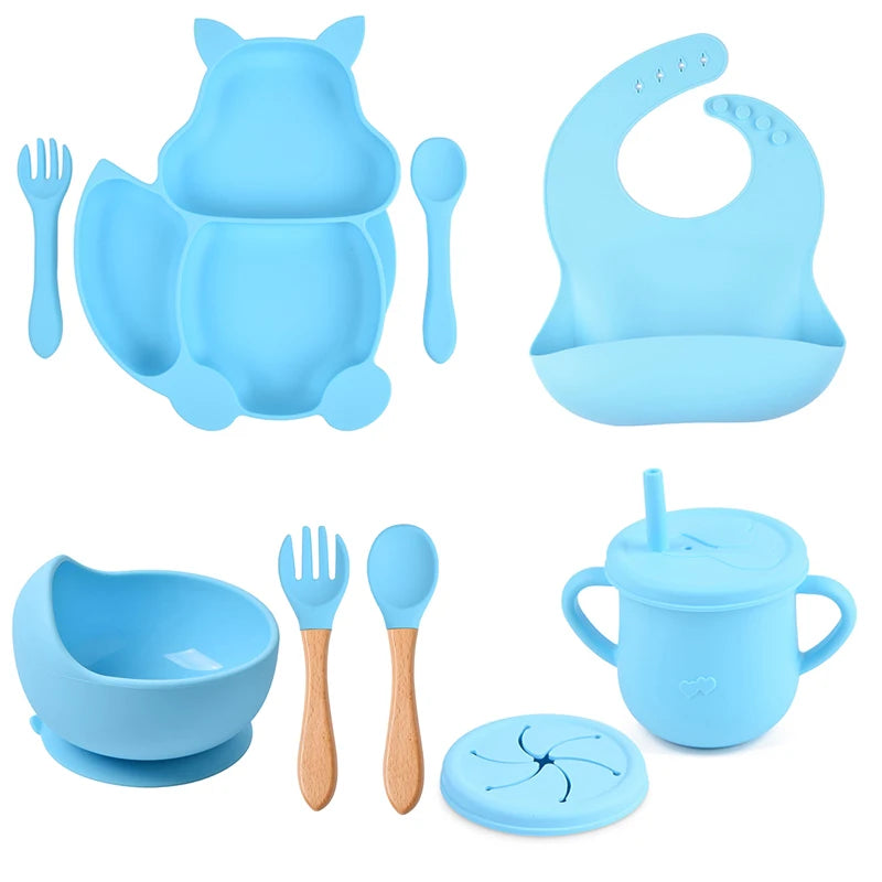 Silicone Baby Dinnerware Set