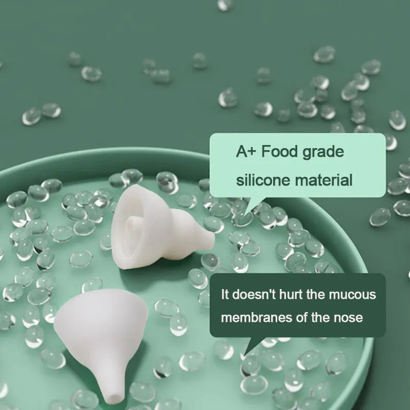 Silent Relief: 1Pcs Electric Nasal Absorber - Gentle Baby Rhinitis Cleaner for Effective Nasal Aspiration. - AGTC