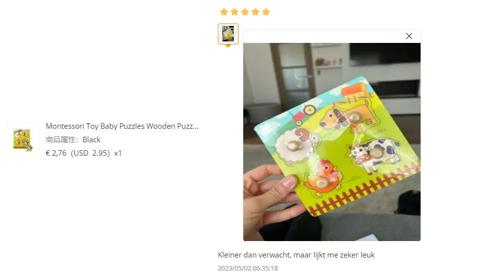 Discover & Learn: Montessori Wooden Puzzle Hand Grab Boards - Engaging Jigsaw with Cartoon Vehicles and Animals for Early Education in Children. - AGTC