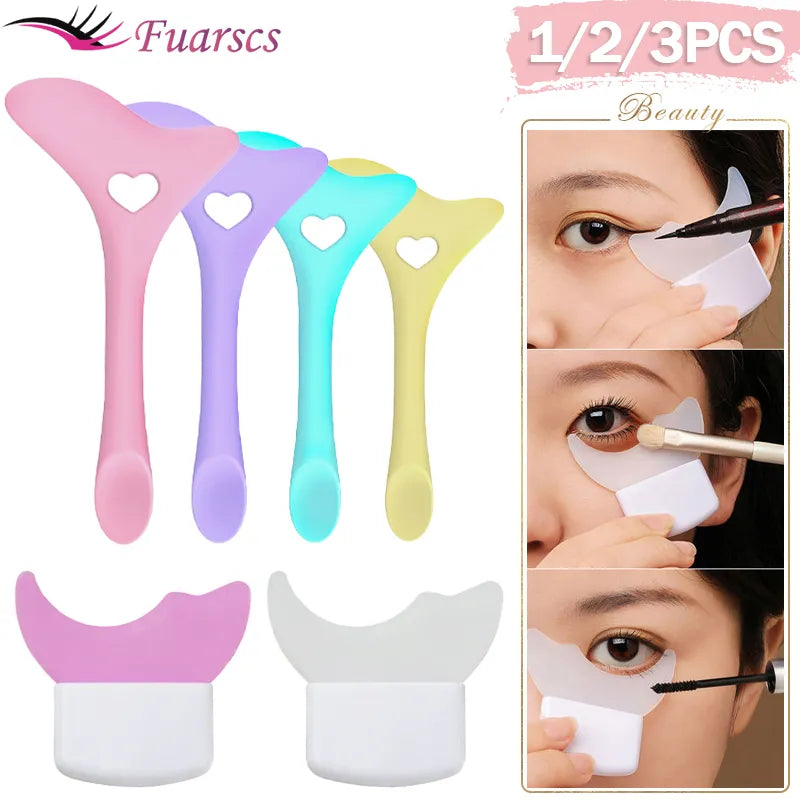 Perfect Precision: Silicone Eyeliner Stencils for Effortless Wings, Marscara Drawing, and Lipstick - Your Makeup Multi-Tool - AGTC