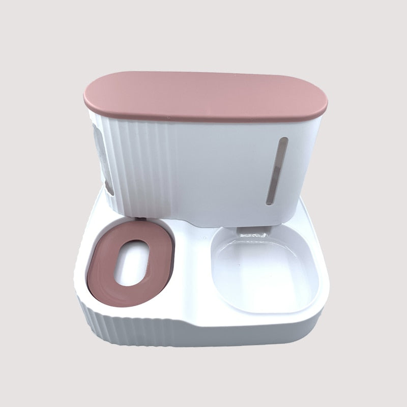 Automatic Pet Feeder Wet Dry Separation 3L Cat Food Bowl 850ML Water Bottle Large Capacity Dog Cat Food Dispenser Pet Supplies - AGTC