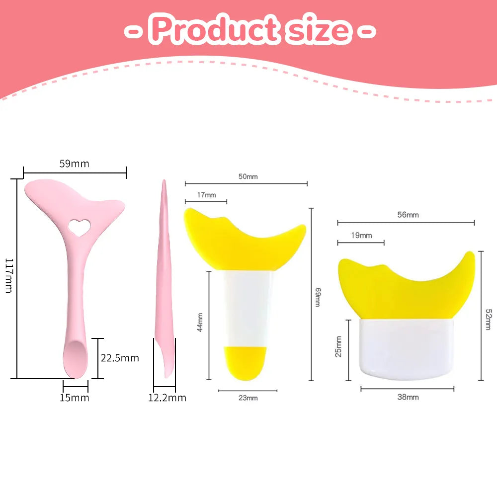 Perfect Precision: Silicone Eyeliner Stencils for Effortless Wings, Marscara Drawing, and Lipstick - Your Makeup Multi-Tool - AGTC