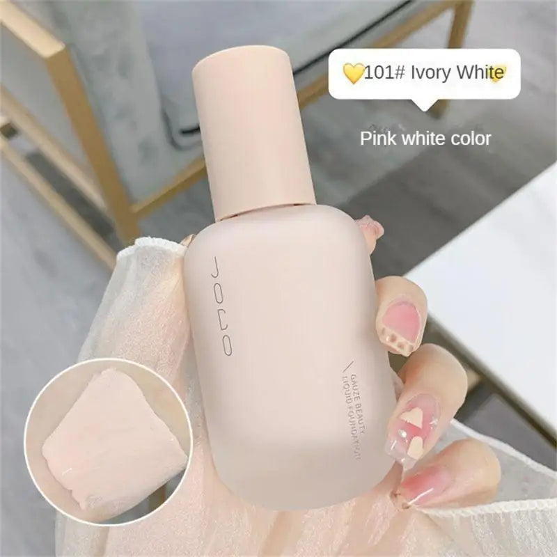 Flawless Base: Concealer Liquid Foundation for High Coverage - Oil-Control, Moisturizing, and Breathable for Lasting Korean Cosmetics Glam! - AGTC
