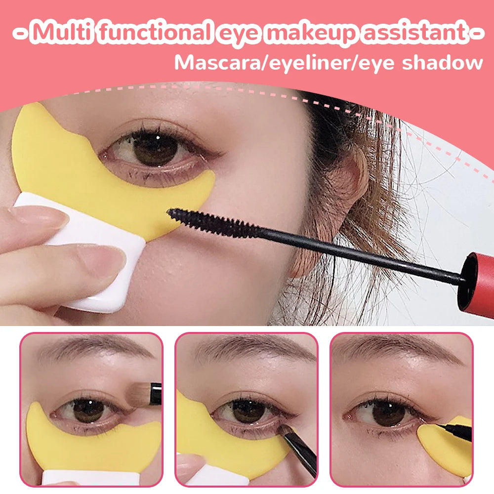 Perfect Precision: Silicone Eyeliner Stencils for Effortless Wings, Marscara Drawing, and Lipstick - Your Makeup Multi-Tool - AGTC
