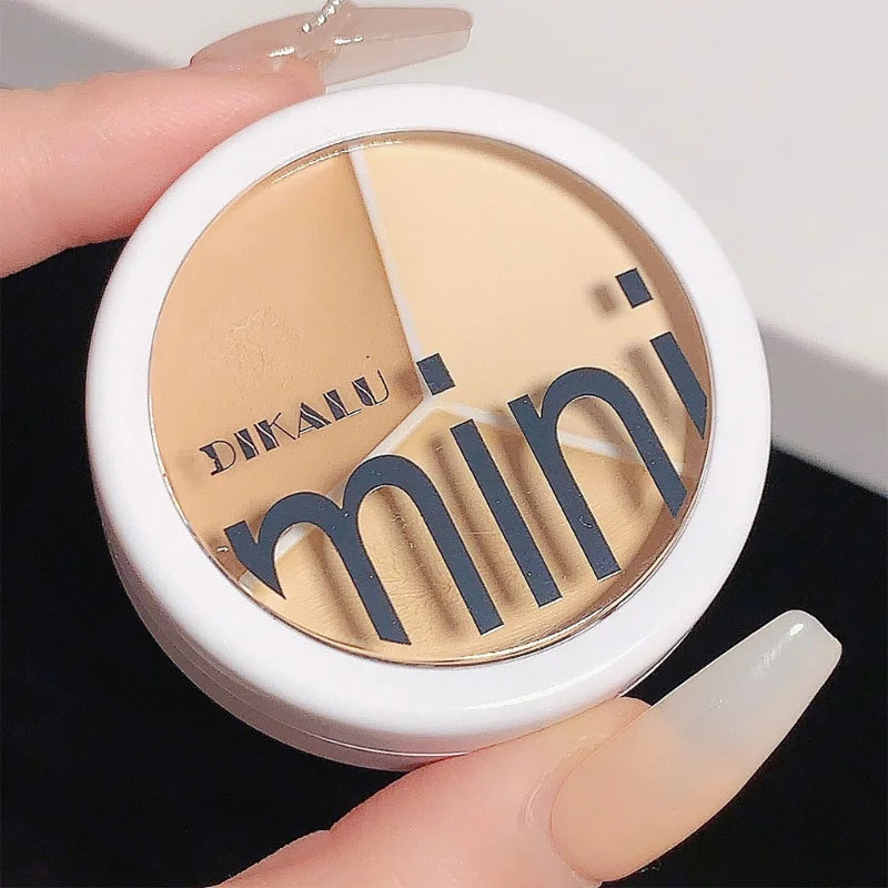 Flawless Coverage Trio: 3 Colors Concealer Cream Palette - Full Coverage for Acne, Dark Circles, and Contour - Elevate Your Korean Makeup Glam! - AGTC