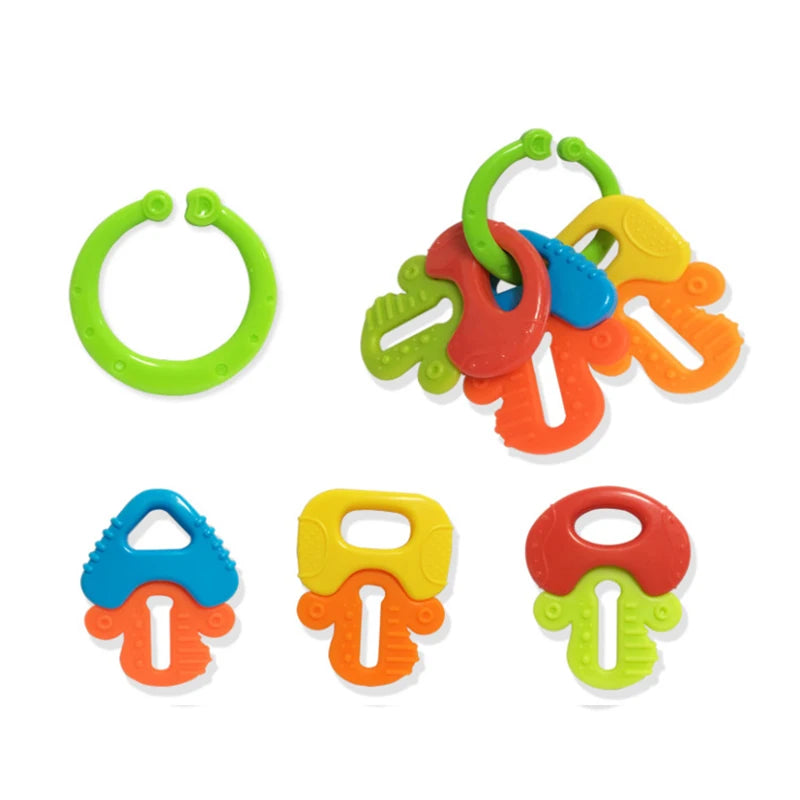 Soothing Sensation: Baby Silicone Teether Toys - BPA Free Banana and Remote Control Shapes for Toddler Chew, Ideal Baby Sensory Toy (0-12 Months). - AGTC