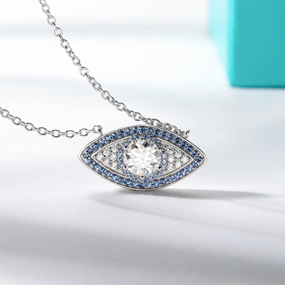 Anujewel D Color Moissanite Hoop Earrings & Jewelry Set