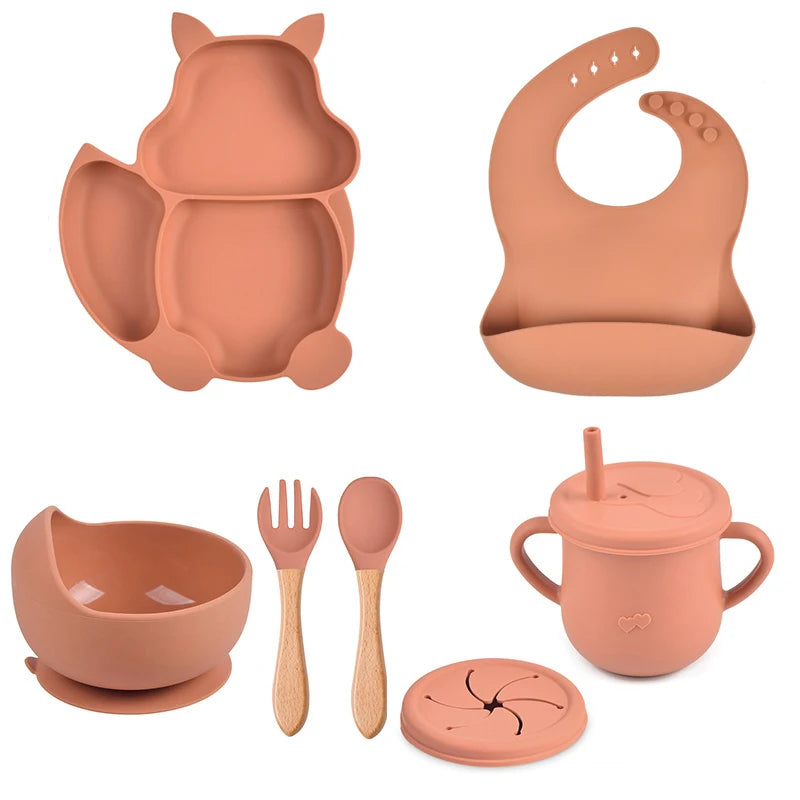 Silicone Baby Dinnerware Set -4