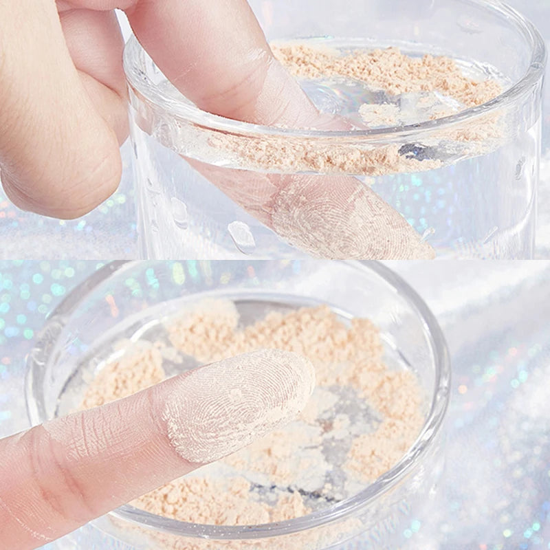Matte Elegance in a Jar: 1PC Professional Loose Powder for Invisible Pores, Oil Control, and Translucent Brightening - Your Face Styling Essential. - AGTC