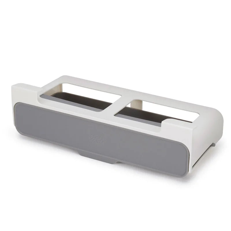 Space-Saving Elegance: Self-adhesive Spice Organizer Rack - Conveniently Tucked Under Desk Drawers for Hidden Kitchen Supplies Storage. A Tidy Solution for Your Culinary Delights! - AGTC