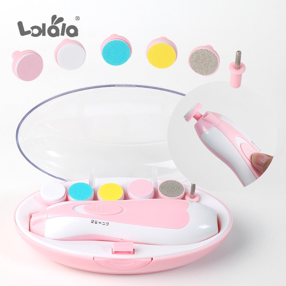 Quiet Electric Baby Nail Trimmer with LED Light, Safe and Easy to Use Nail Filer Clippers for Newborns and Toddlers - AGTC