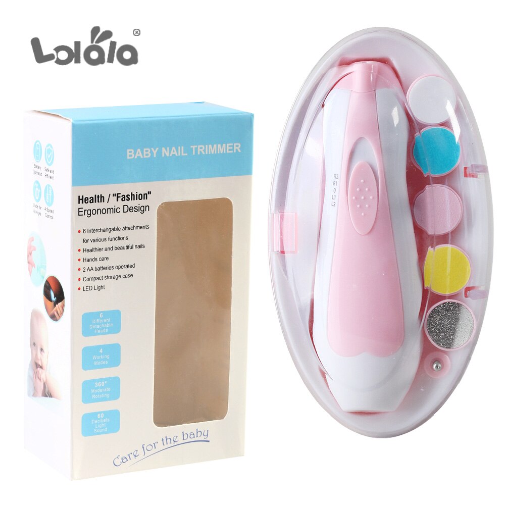 Quiet Electric Baby Nail Trimmer with LED Light, Safe and Easy to Use Nail Filer Clippers for Newborns and Toddlers - AGTC