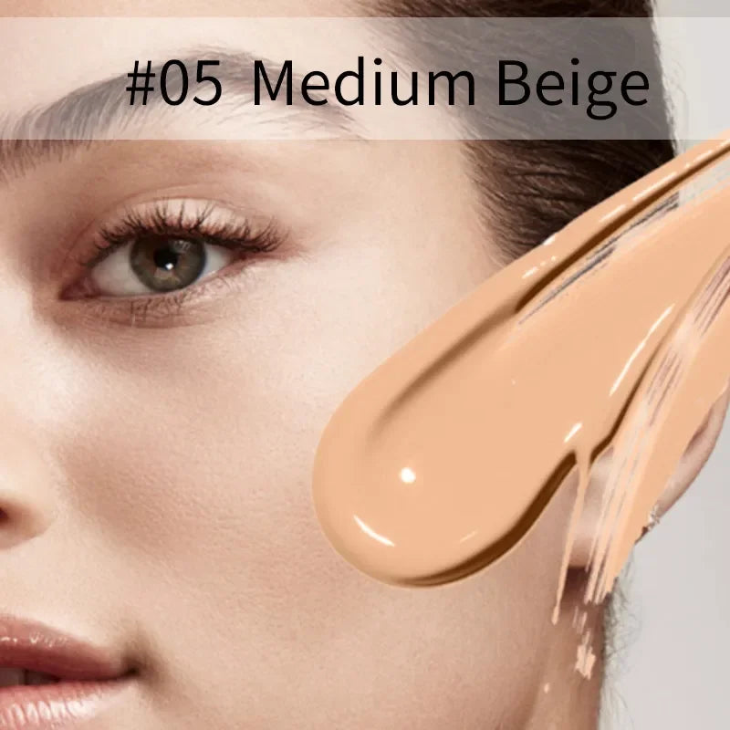 Matte Perfection: SEPORA 6-Color Liquid Foundation - 30ml for Oil Control, Waterproof, Full Coverage, and Natural Concealer Base Makeup. - AGTC