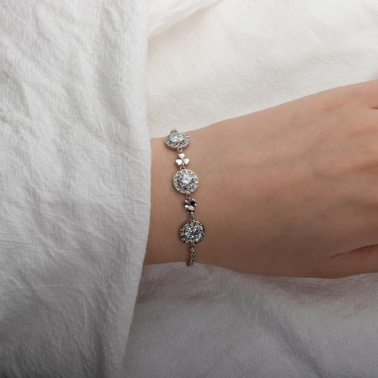 Bracelet on a model's wrist