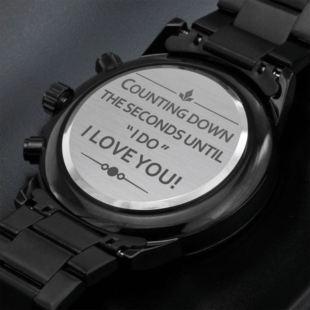 Future husband engraved message watch. Say it with Love <3 - AGTC
