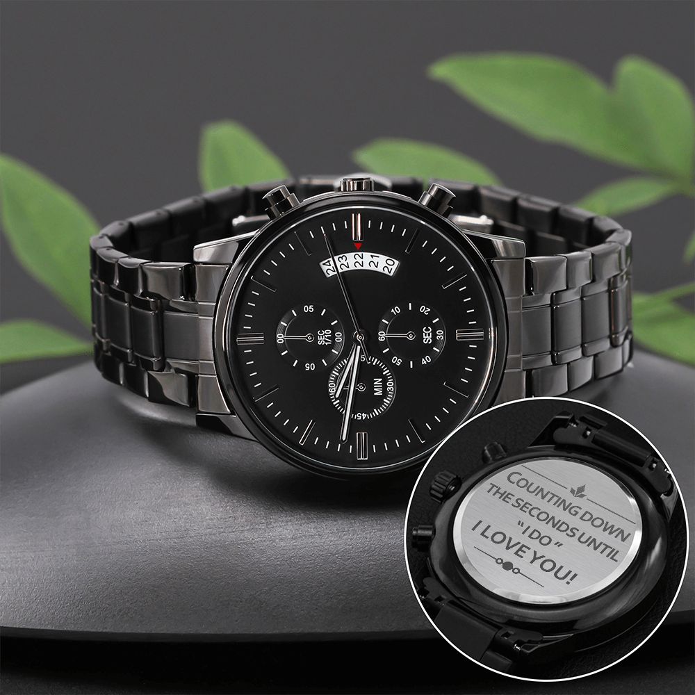 Future husband engraved message watch. Say it with Love <3 - AGTC