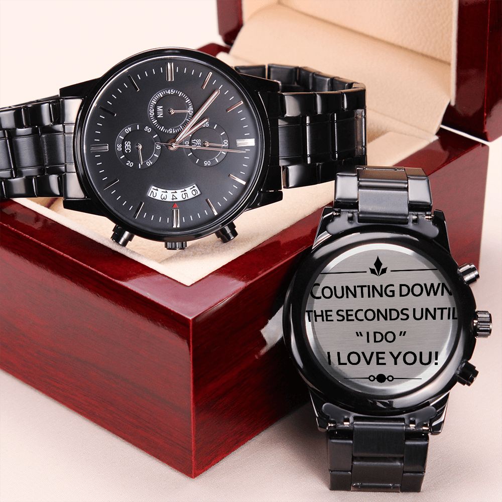 Future husband engraved message watch. Say it with Love <3 - AGTC