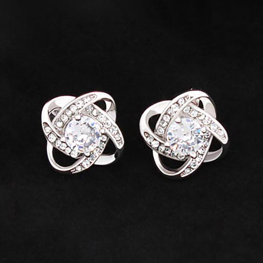 Love Knot Stud Earrings - AGTC