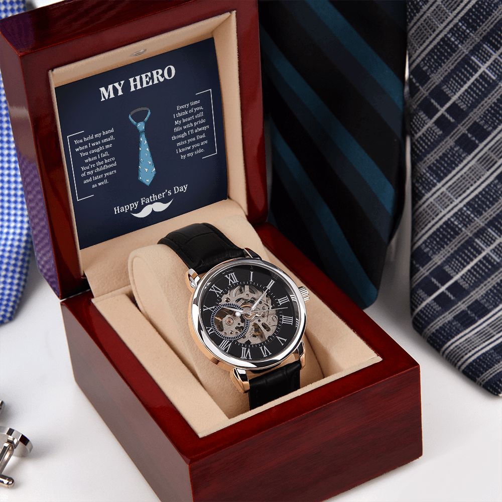 Timeless Love for Dad: Give Him the Gift of Memories this Father's Day with a Personalized Watch Box. - AGTC