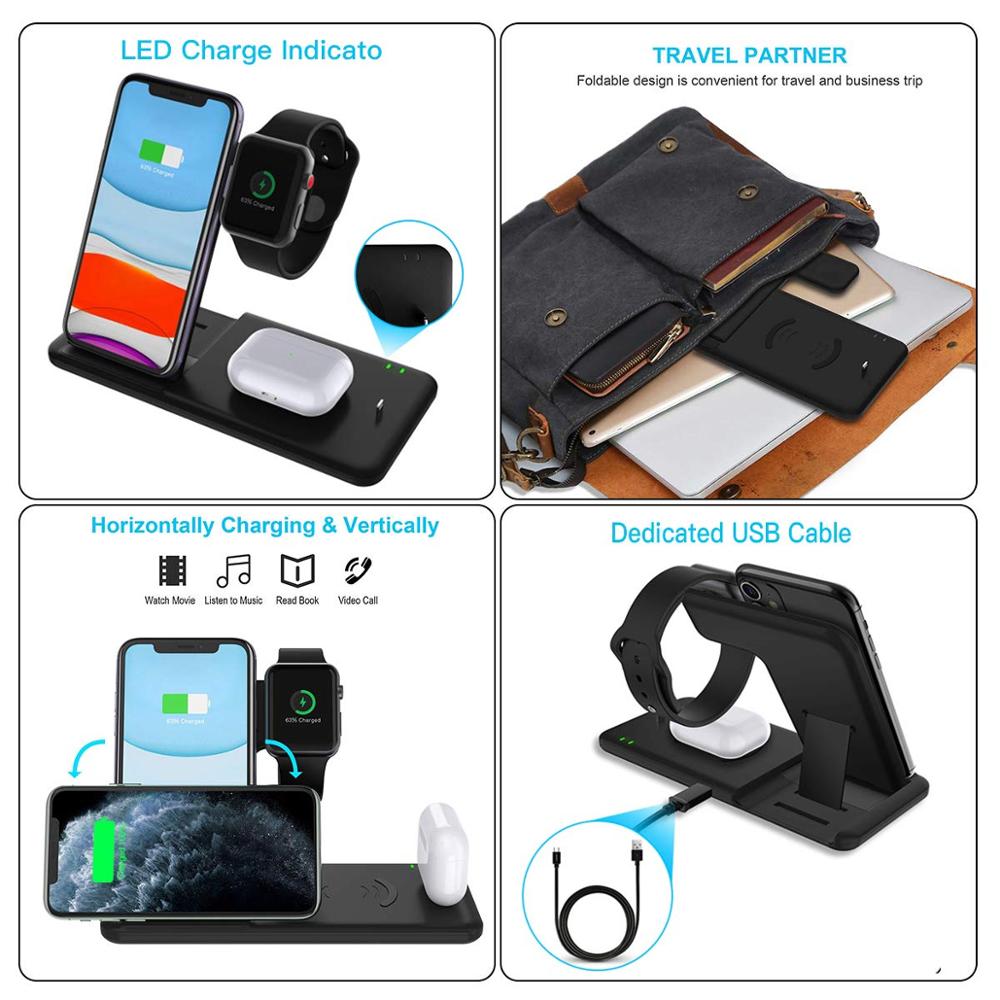 4-in-1 Foldable Wireless Charger - AGTC