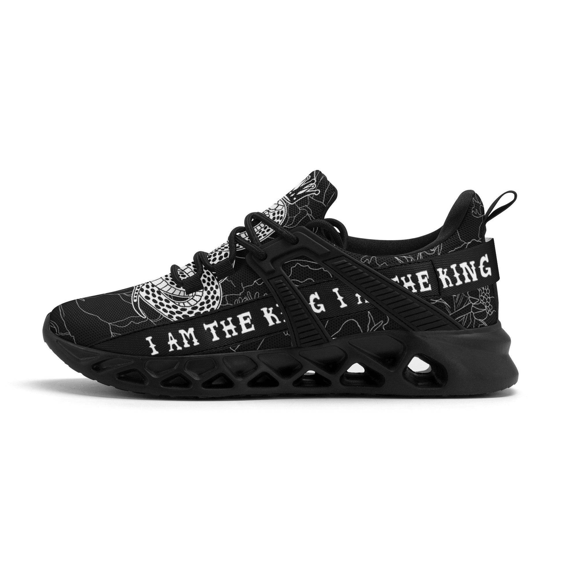 King Cobra | Men's New Elastic Sport Sneakers - Lightweight and Comfortable - AGTC