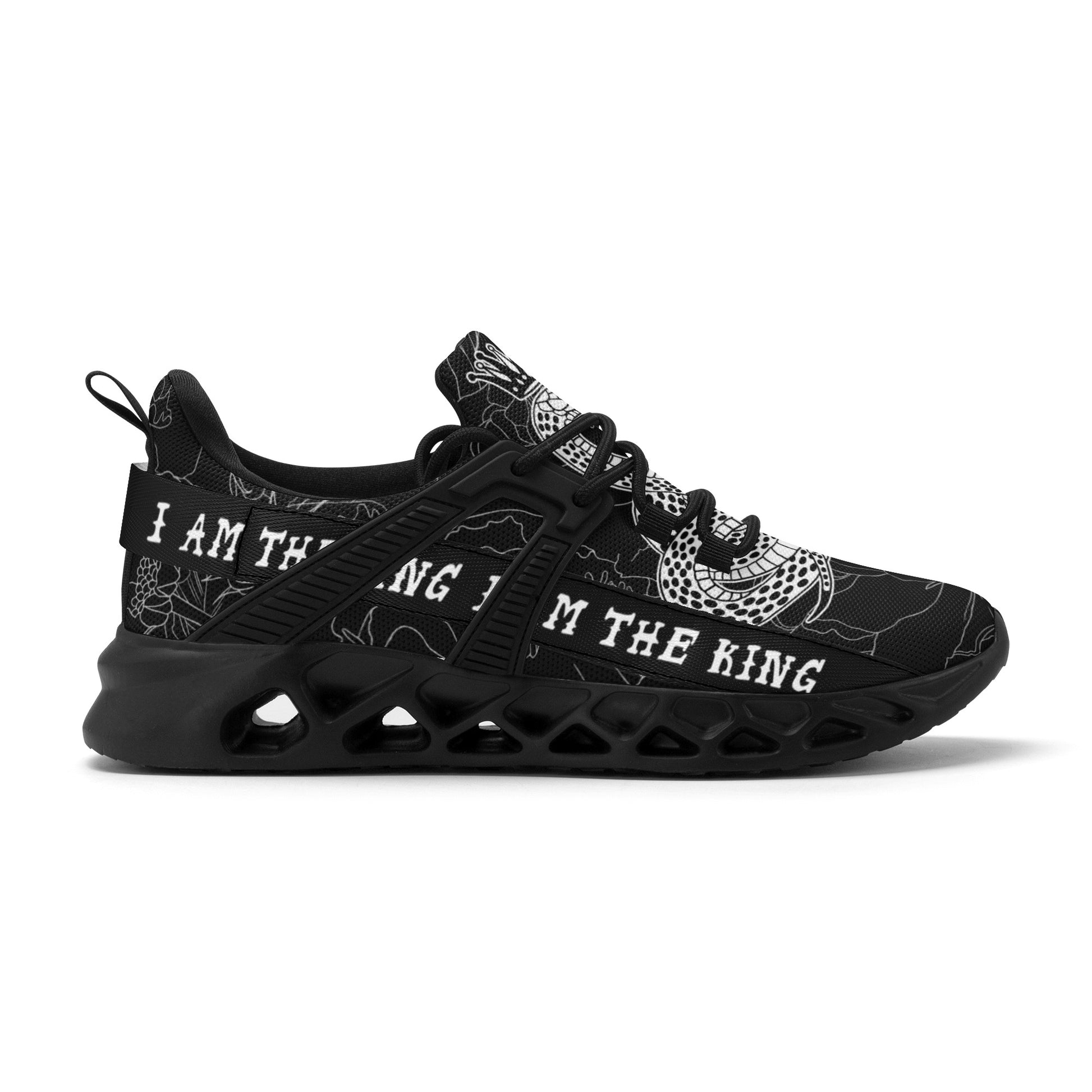 King Cobra | Men's New Elastic Sport Sneakers - Lightweight and Comfortable - AGTC