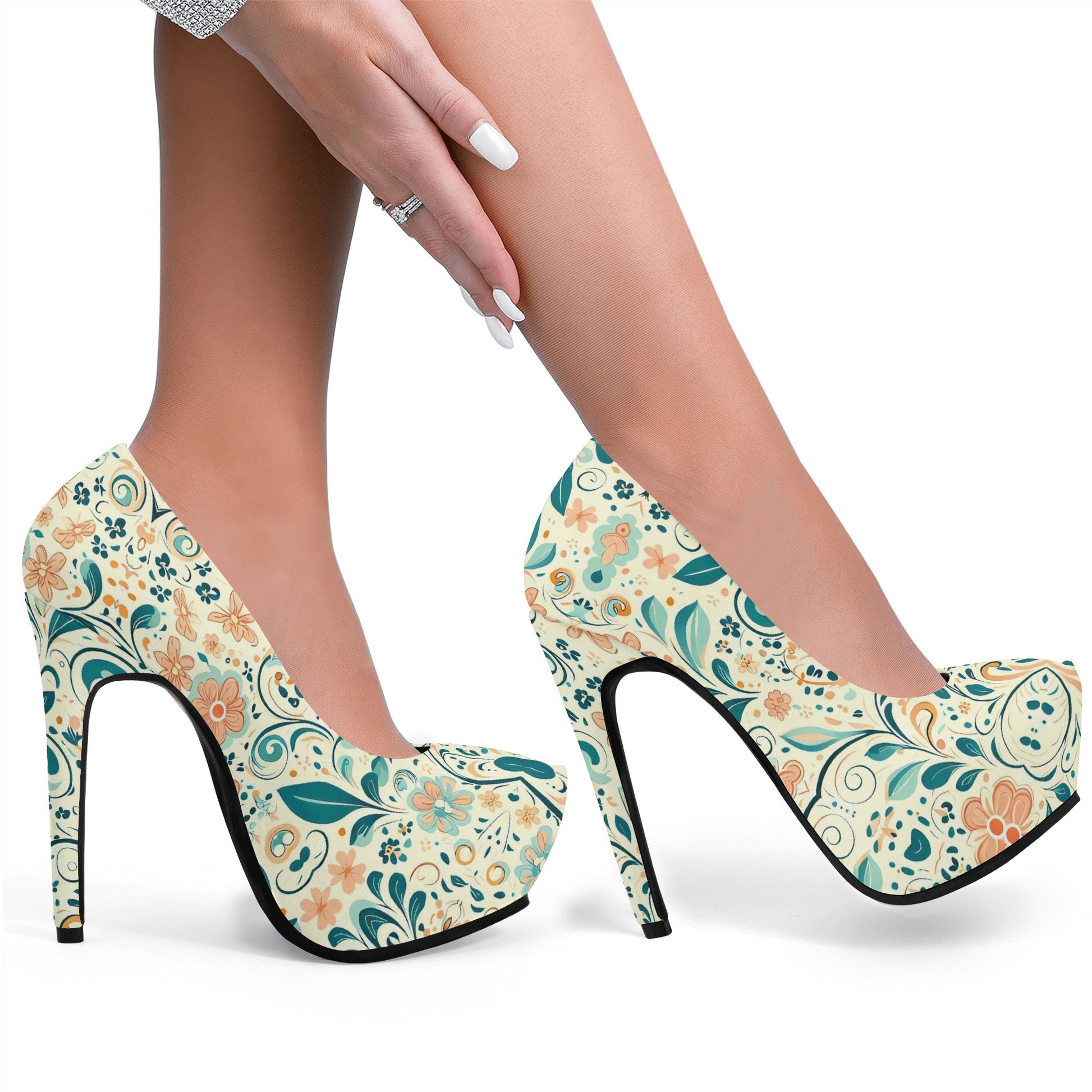 Glamorous Heights: Fashionable Confidence with High Heels