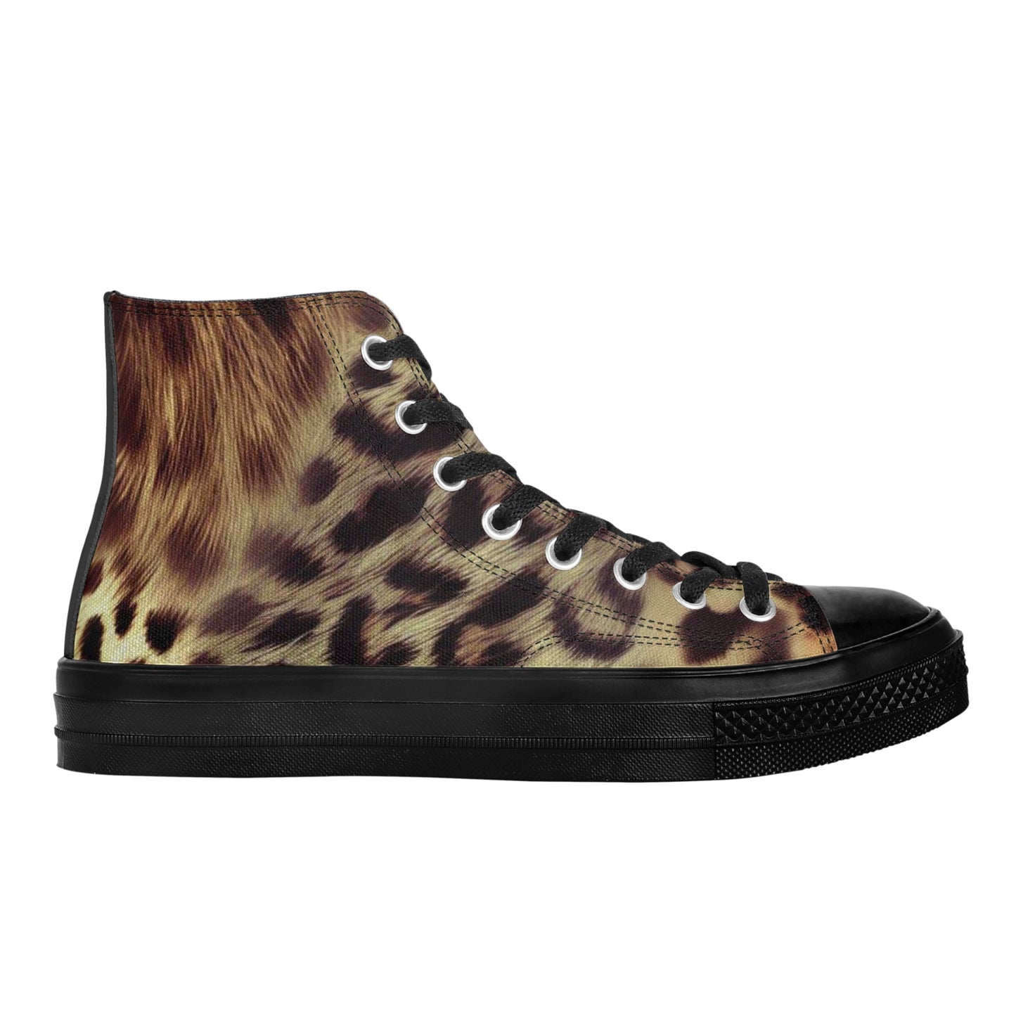 Wild Style: Canvas Shoes Featuring Striking Leopard Print