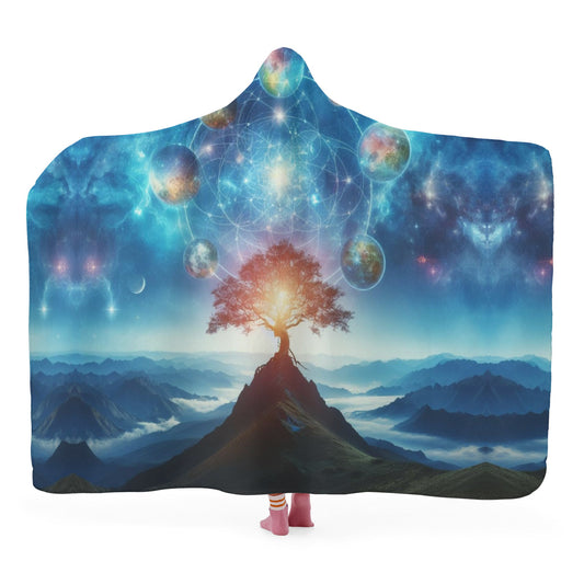 Celestial Tree of Life | Hooded Blanket - AGTC