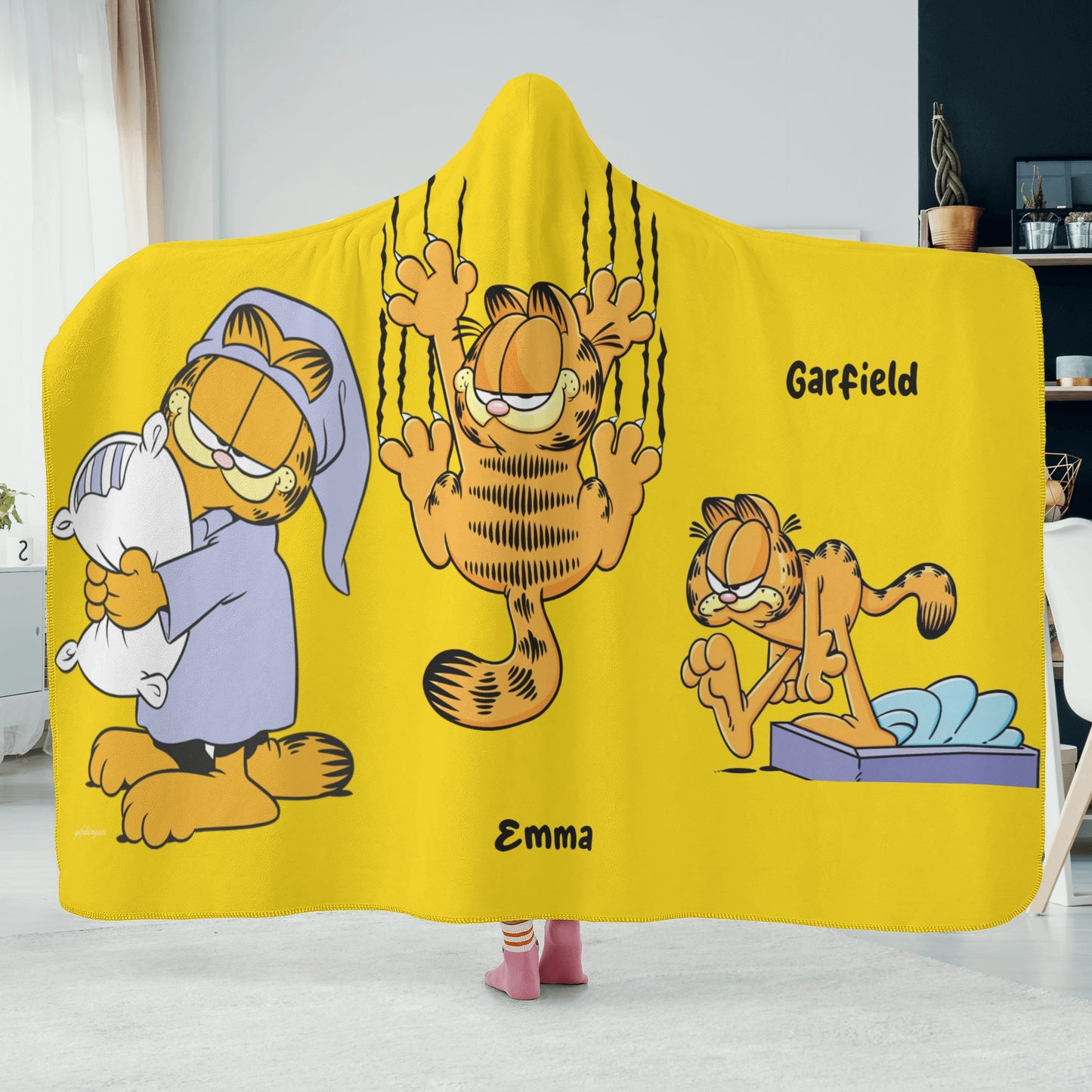 Garfield | Customizable Hooded Blanket - AGTC