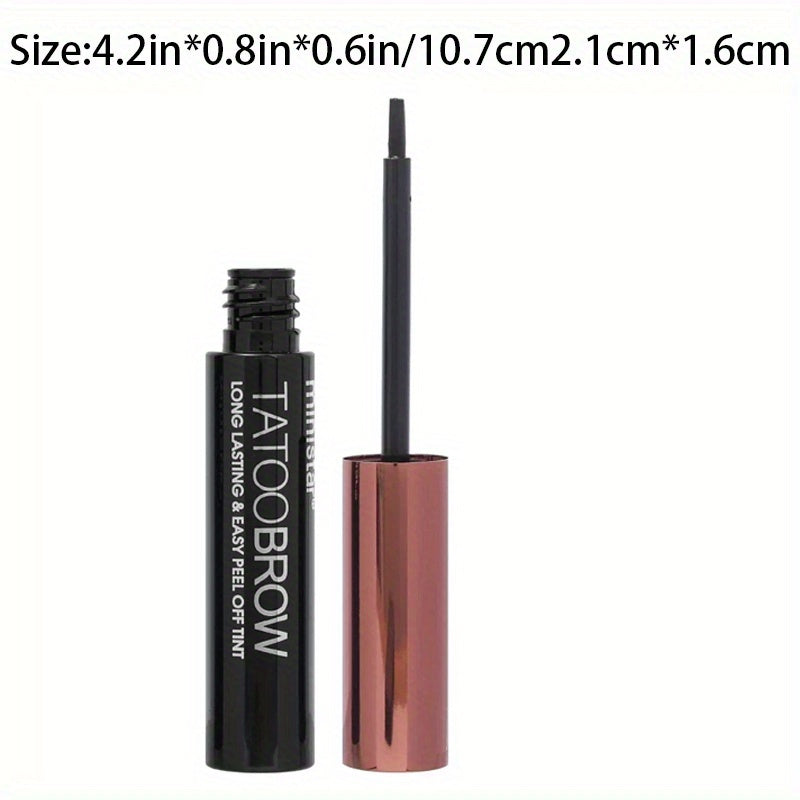 Waterproof Dye Eyebrow Gel - Semi-Permanent Long Lasting Tattoo Tint in Black and Brown - AGTC