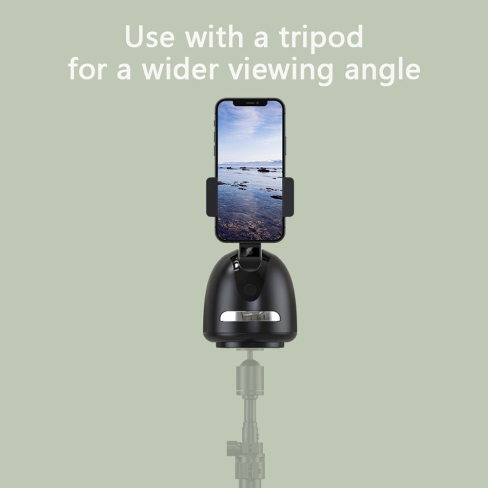 Auto Face Tracking Gimbal Stabilizer Phone Tripod Accessories 360 Rotation Live Smart AI Follow-Up Photo Vlog Video Recorder - AGTC