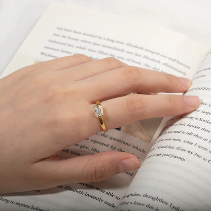 Ring on a model's hand