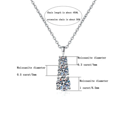 A photo of the necklace from different angles