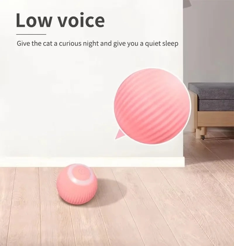 Smart Cat Toys Interactive Rolling Ball | Keep Your Cat Entertained and Active - AGTC