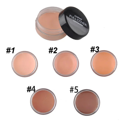 Spotless Radiance: 5 Colors Liquid Face Concealer - Full Coverage, Moisturizing, and Lasting for a Natural Base Makeup Glow with Oil Control. - AGTC