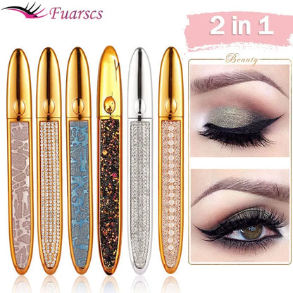 Magnetic-Free Glam: Waterproof Self-Adhesive Eyeliner Pen for Effortless False Eyelashes Application - AGTC