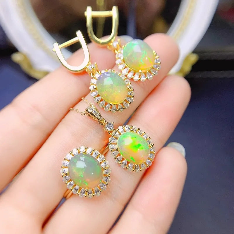 Complete Opal Jewelry Set