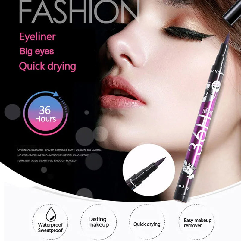 36H Long-Lasting Formula: Close-Up of the Eyeliner Pencil Highlighting the Long-Lasting Feature