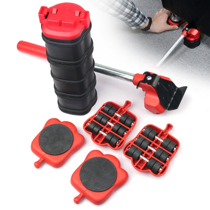 Heavy Duty Furniture Lifter Transport Tool Furniture Mover set 4/14 Move Roller 1 Wheel Bar for Lifting Moving Furniture Helper - AGTC