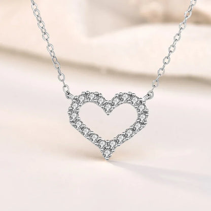 Heart Shape Moissanite Jewelry Set 