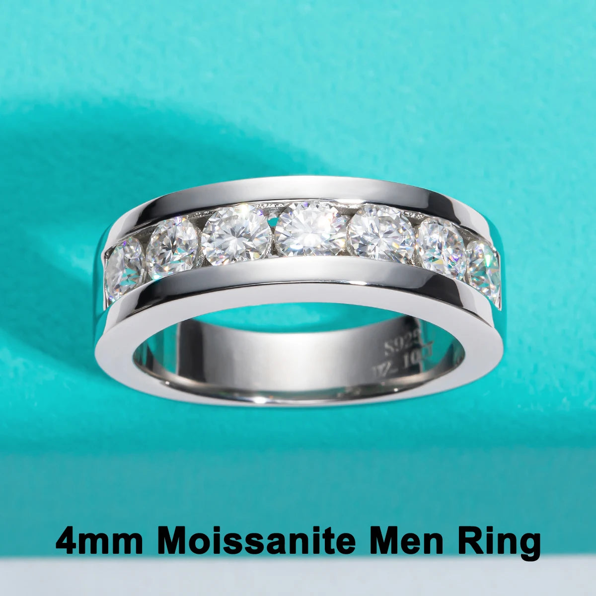 AnuJewel D Color Moissanite Couple Rings