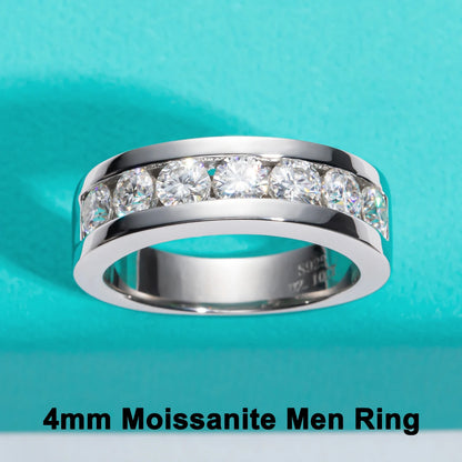 AnuJewel D Color Moissanite Couple Rings