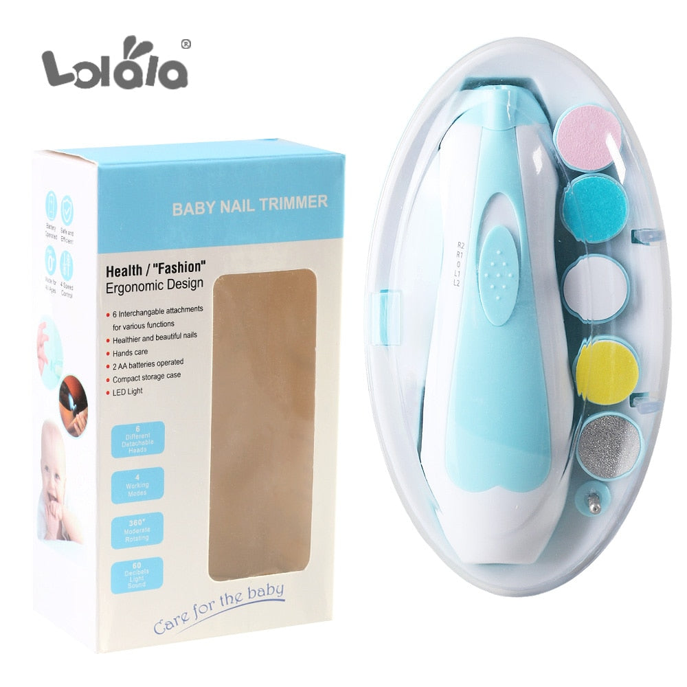 Quiet Electric Baby Nail Trimmer with LED Light, Safe and Easy to Use Nail Filer Clippers for Newborns and Toddlers - AGTC